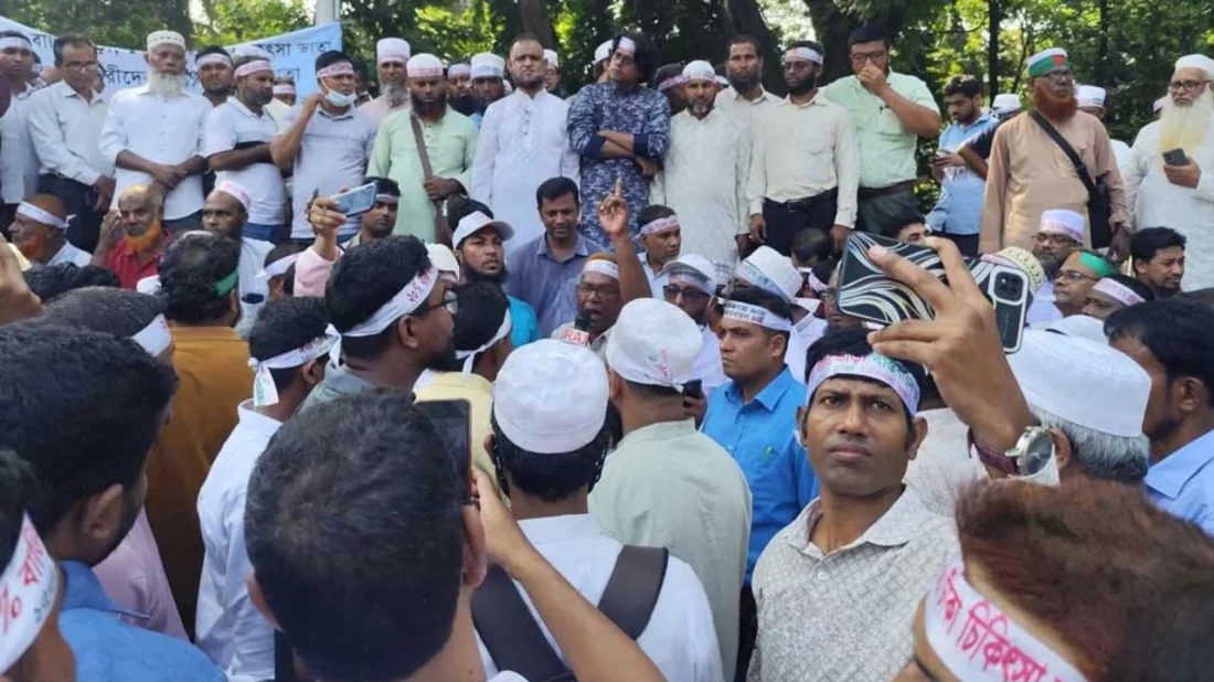 এমপিওভুক্ত শিক্ষকদের আন্দোলন দশম দিনে