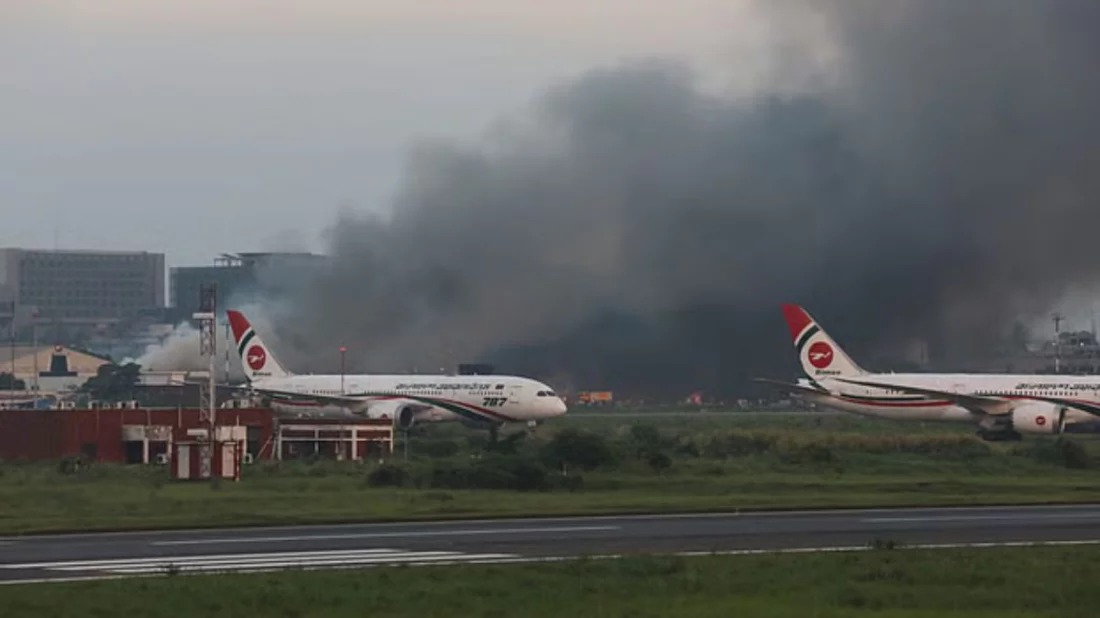শাহজালালের বিমানবন্দরে আগুনে ১২ হাজার কোটি টাকার ক্ষতি: ইএবি